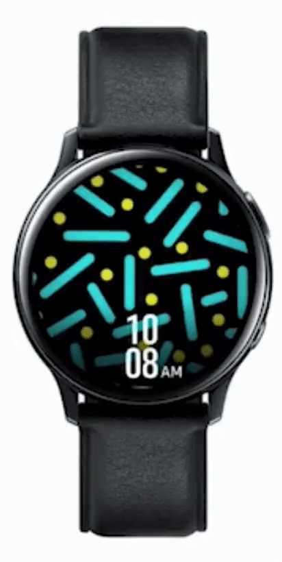 Samsung Watch with Lottie Animation